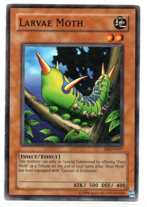 Yu-Gi-Oh! - Larvae Moth - Common - Metal Raiders (MRD-E007)