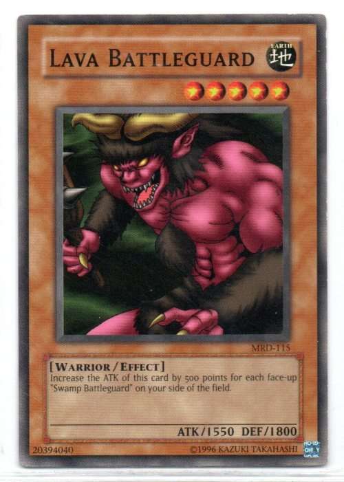 Yu-Gi-Oh! - Lava Battleguard - Common - Metal Raiders (MRD-115)