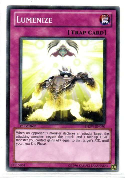 Yu-Gi-Oh! - Lumenize - 1st Ed/Common - Photon Shockwave (PHSW-EN070)