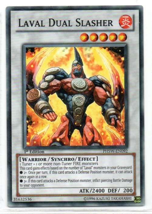 Yu-Gi-Oh! - Laval Dual Slasher - 1st Ed/Common - Photon Shockwave (PHSW-EN092)
