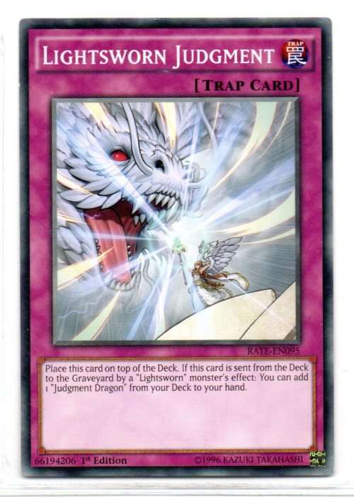 Yu-Gi-Oh! - Lightsworn Judgment - 1st Ed/Common - Raging Tempest (RATE-EN095)