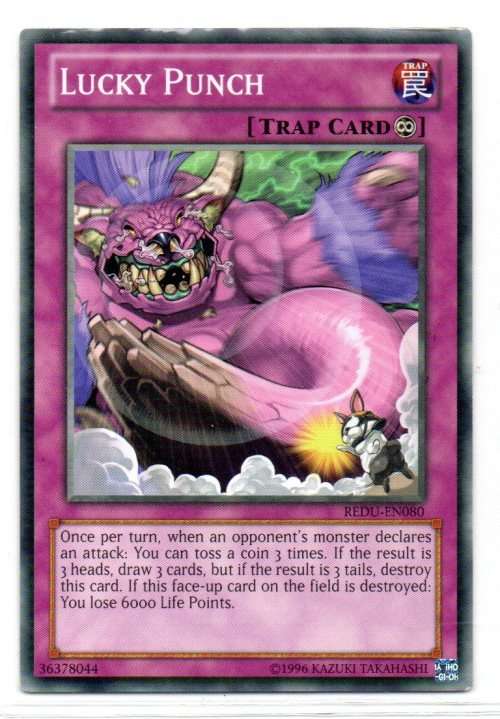 Yu-Gi-Oh! - Lucky Punch - Short Print - Return of the Duelist (REDU-EN080)