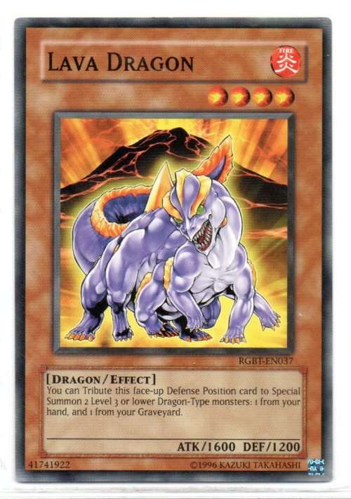 Yu-Gi-Oh! - Lava Dragon - Common - Raging Battle (RGBT-EN037)