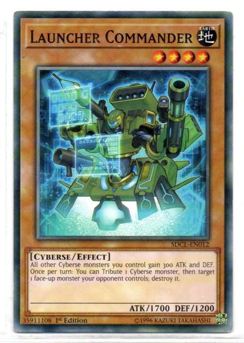 Yu-Gi-Oh! - Launcher Commander - 1st Ed/Common - Structure Deck: Cyberse Link (SDCL-EN012)