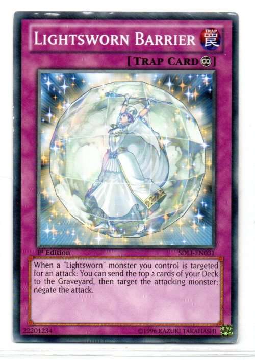 Yu-Gi-Oh! - Lightsworn Barrier - 1st Ed/Common - Realm of Light Structure Deck (SDLI-EN031)
