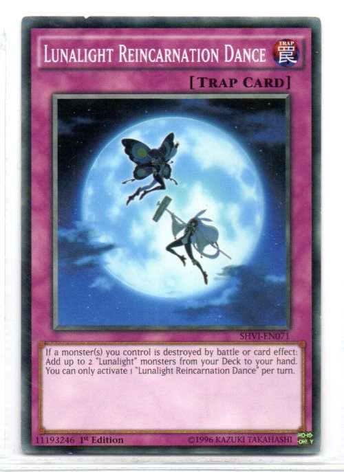 Yu-Gi-Oh! - Lunalight Reincarnation Dance - 1st Ed/Common - Shining Victories (SHVI-EN071)