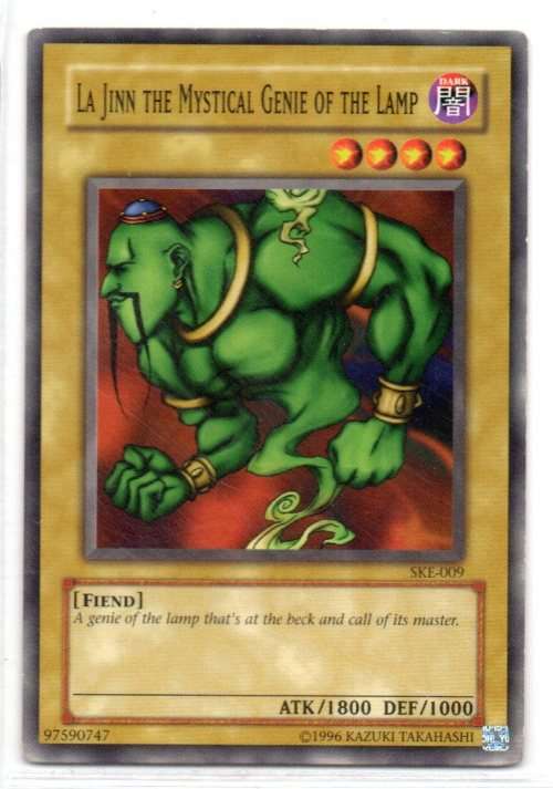 Yu-Gi-Oh! - La Jinn the Mystical Genie of the Lamp - Common - Starter Deck: Kaiba Evolution (SKE-009