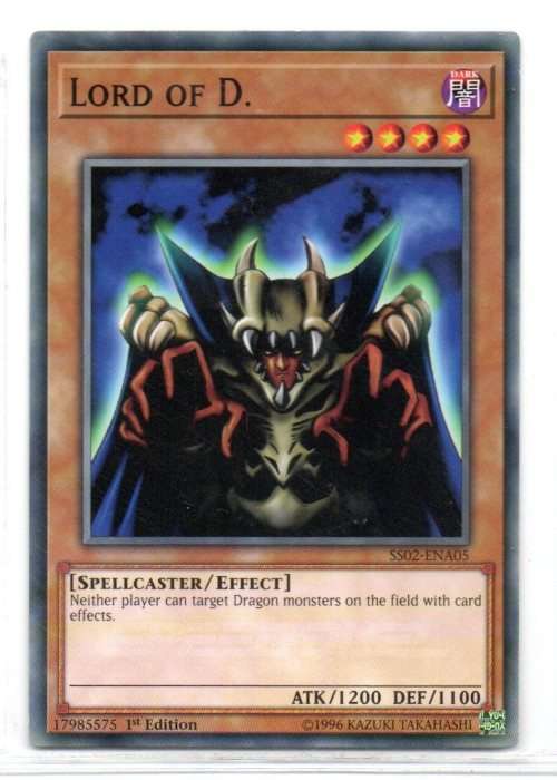 Yu-Gi-Oh! - Lord of D. - 1st Ed/Common - Speed Duel Starter Decks: Duelists of Tomorrow (SS02-ENA05)