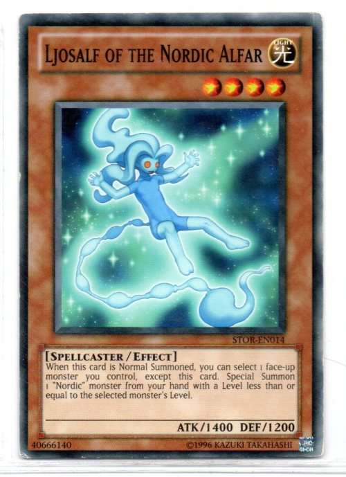 Yu-Gi-Oh! - Ljosalf of the Nordic Alfar - Common - Storm of Ragnarok (STOR-EN014)