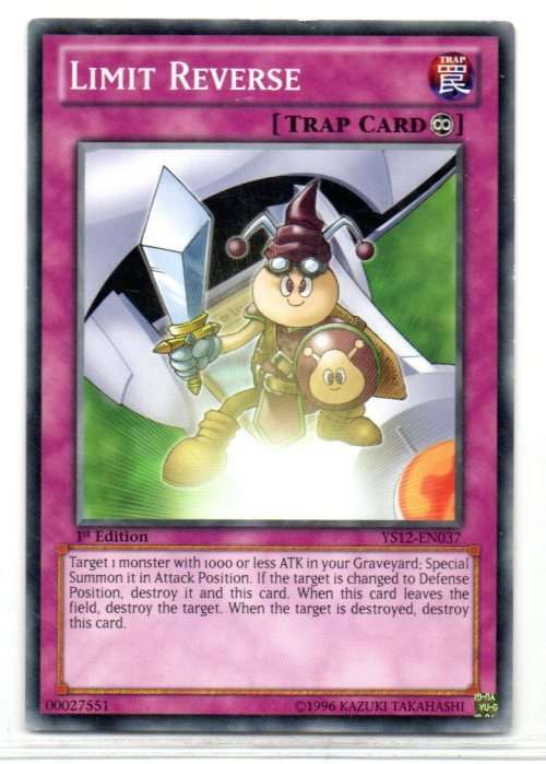 Yu-Gi-Oh! - Limit Reverse - 1st Ed/Common - Starter Deck: Xyz Symphony (YS12-EN037)