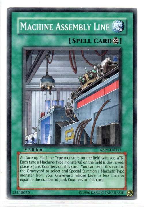 Yu-Gi-Oh! - Machine Assembly Line - 1st Ed/Common - Absolute Powerforce (ABPF-EN057)