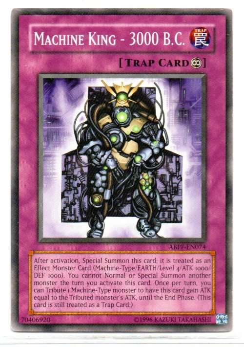 Yu-Gi-Oh! - Machine King - 3000 B.C. - Common - Absolute Powerforce (ABPF-EN074)