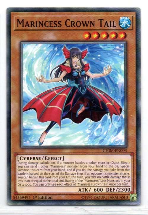 Yu-Gi-Oh! - Marincess Crown Tail - 1st Ed/Common - Chaos Impact (CHIM-EN003)