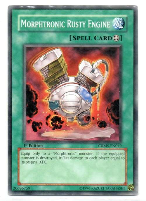 Yu-Gi-Oh! - Morphtronic Rusty Engine - 1st Ed/Common - Crimson Crisis (CRMS-EN049)