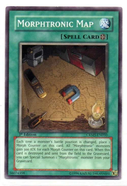 Yu-Gi-Oh! - Morphtronic Map - 1st Ed/Common - Crimson Crisis (CRMS-EN050)