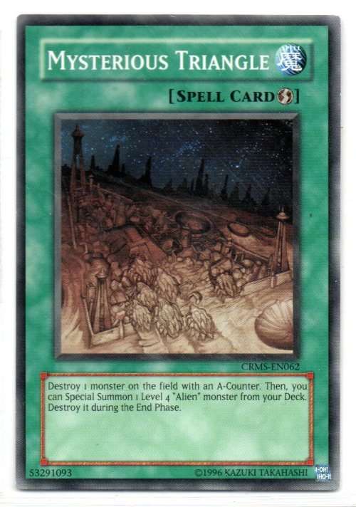 Yu-Gi-Oh! - Mysterious Triangle - Common - Crimson Crisis (CRMS-EN062)