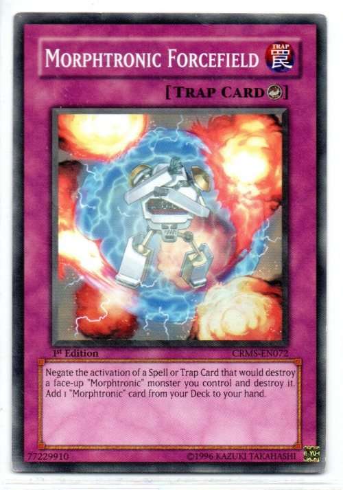 Yu-Gi-Oh! - Morphtronic Forcefield - 1st Ed/Common - Crimson Crisis (CRMS-EN072)