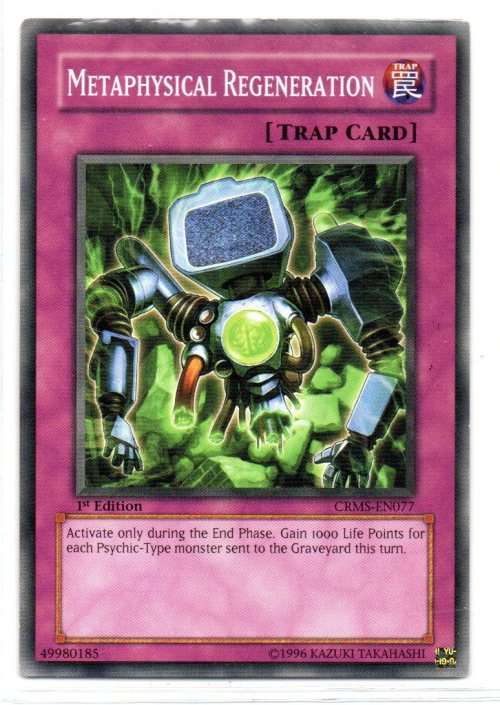 Yu-Gi-Oh! - Metaphysical Regeneration - 1st Ed/Common - Crimson Crisis (CRMS-EN077)