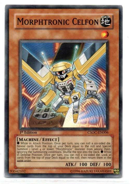 Yu-Gi-Oh! - Morphtronic Celfon - 1st Ed/Common - Crossroads of Chaos (CSOC-EN006)