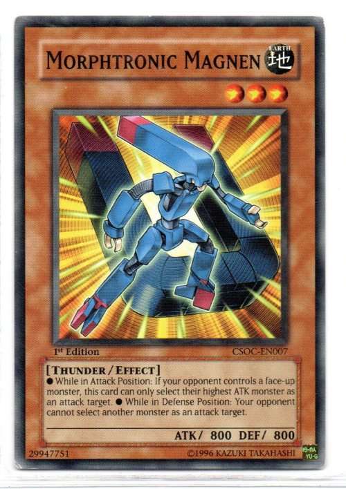 Yu-Gi-Oh! - Morphtronic Magnen - 1st Ed/Common - Crossroads of Chaos (CSOC-EN007)