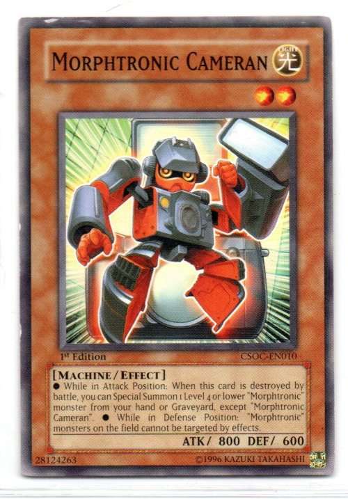 Yu-Gi-Oh! - Morphtronic Cameran - 1st Ed/Common - Crossroads of Chaos (CSOC-EN010)