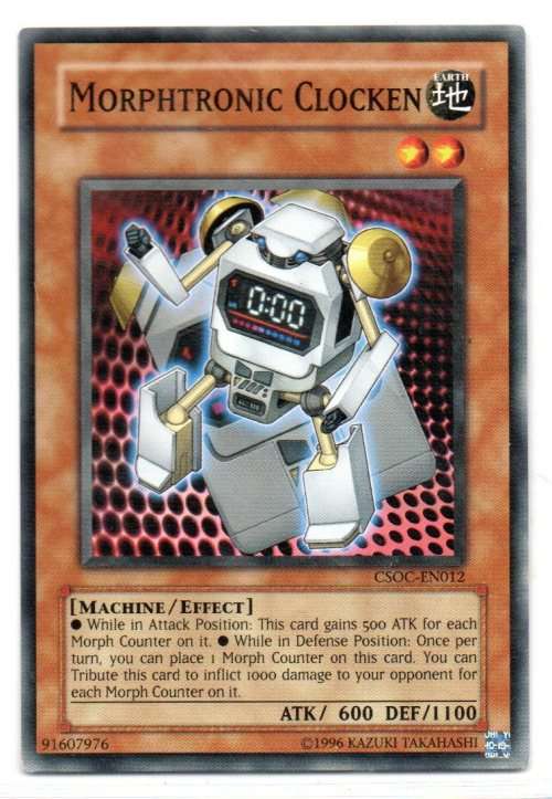 Yu-Gi-Oh! - Morphtronic Clocken - Common - Crossroads of Chaos (CSOC-EN012)