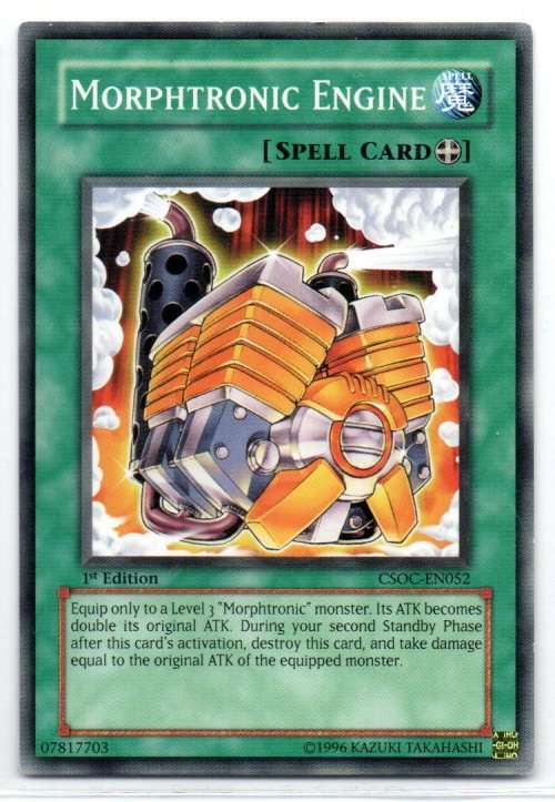 Yu-Gi-Oh! - Morphtronic Engine - 1st Ed/Common - Crossroads of Chaos (CSOC-EN052)