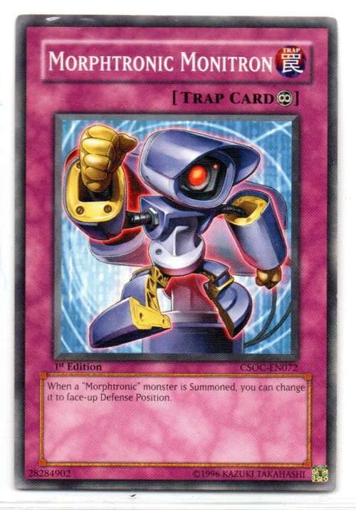 Yu-Gi-Oh! - Morphtronic Monitron - 1st Ed/Common - Crossroads of Chaos (CSOC-EN072)
