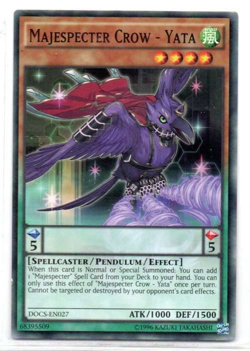 Yu-Gi-Oh! - Majespecter Crow - Yata - Common - Dimension of Chaos (DOCS-EN027)