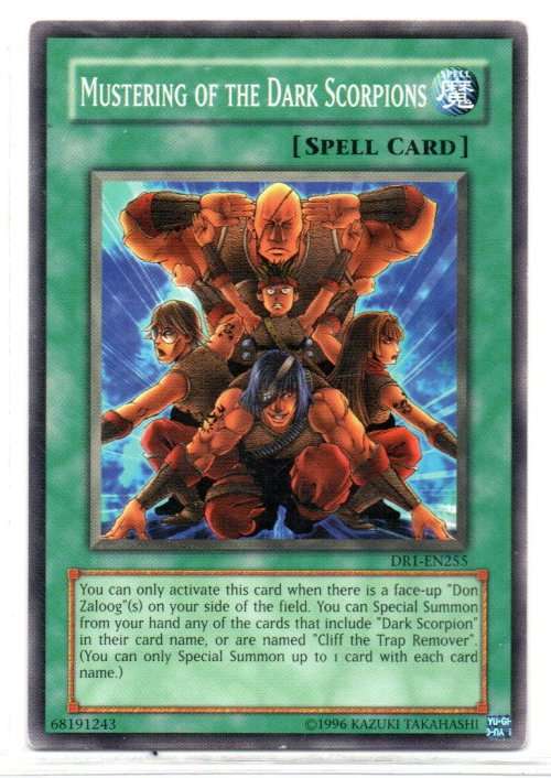 Yu-Gi-Oh! - Mustering of the Dark Scorpions - Common - Dark Revelation Volume 1 (DR1-EN255)
