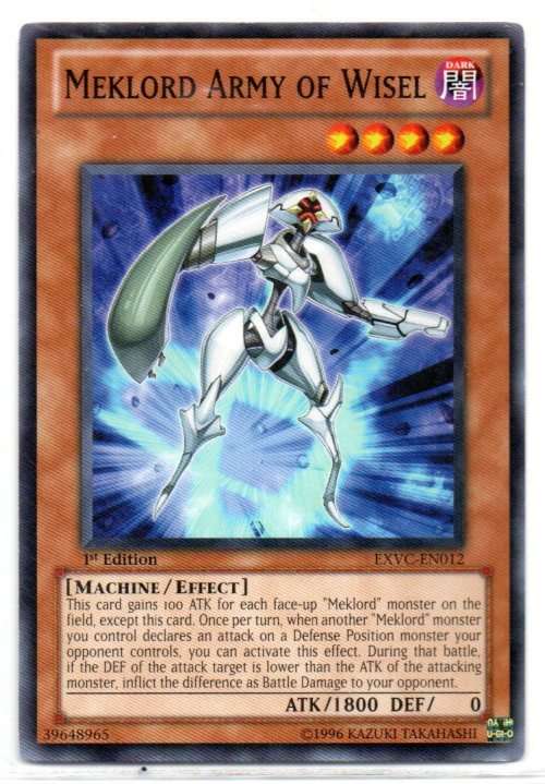 Yu-Gi-Oh! - Meklord Army of Wisel - 1st Ed/Common - Extreme Victory (EXVC-EN012)