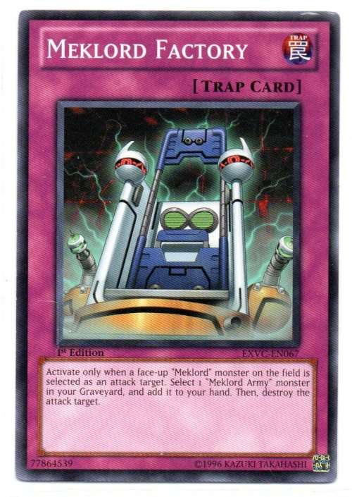 Yu-Gi-Oh! - Meklord Factory - 1st Ed/Common - Extreme Victory (EXVC-EN067)