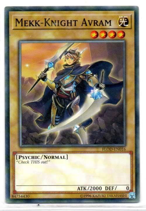 Yu-Gi-Oh! - Mekk-Knight Avram - Common - Flames of Destruction (FLOD-EN016)