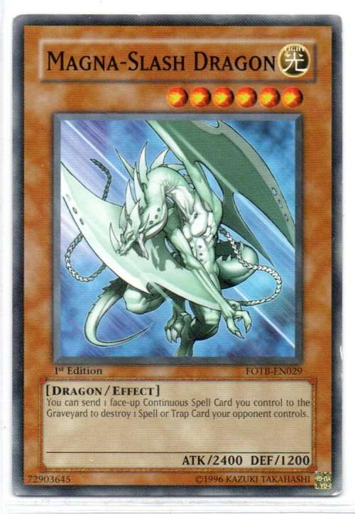 Yu-Gi-Oh! - Magna-Slash Dragon - 1st Ed/Common - Force of the Breaker (FOTB-EN029)