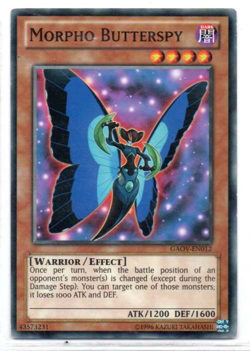 Yu-Gi-Oh! - Morpho Butterspy - Common - Galactic Overlord (GAOV-EN012)
