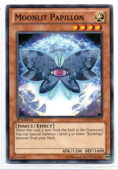 Yu-Gi-Oh! - Moonlit Papillon - 1st Ed/Common - Galactic Overlord (GAOV-EN014)