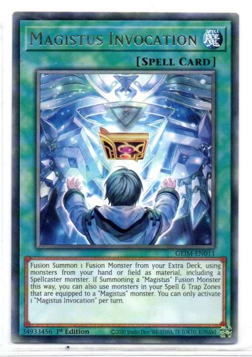 Yu-Gi-Oh! - Magistus Invocation - 1st Ed/Rare - Genesis Impact (GEIM-EN011)