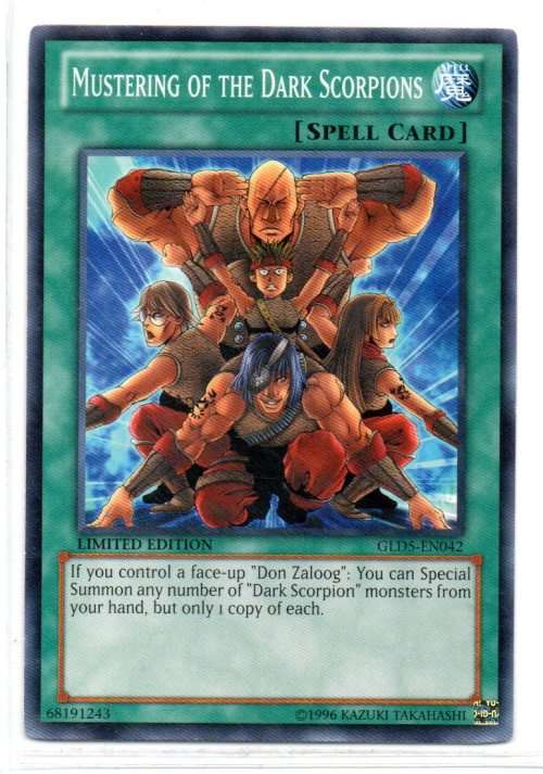 Yu-Gi-Oh! - Mustering of the Dark Scorpions - Limited/Common - Gold Series: Haunted Mine (GLD5-EN042