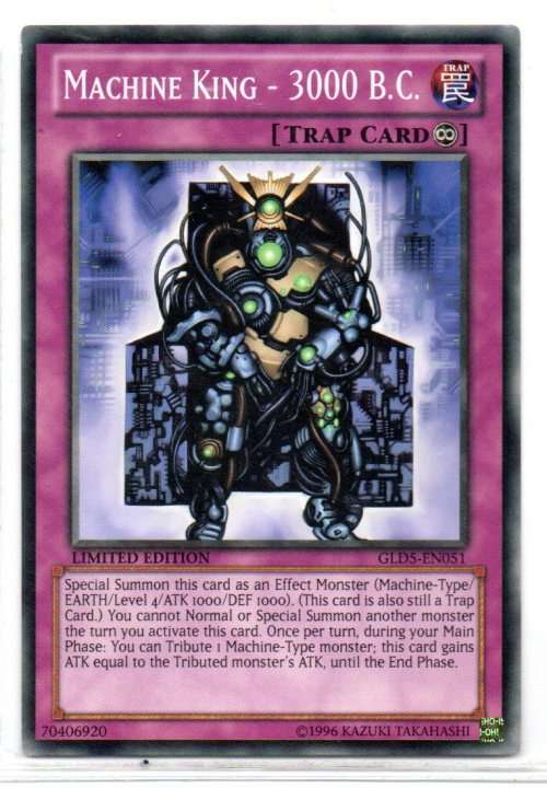 Yu-Gi-Oh! - Machine King - 3000 B.C. - Limited/Common - Gold Series: Haunted Mine (GLD5-EN051)