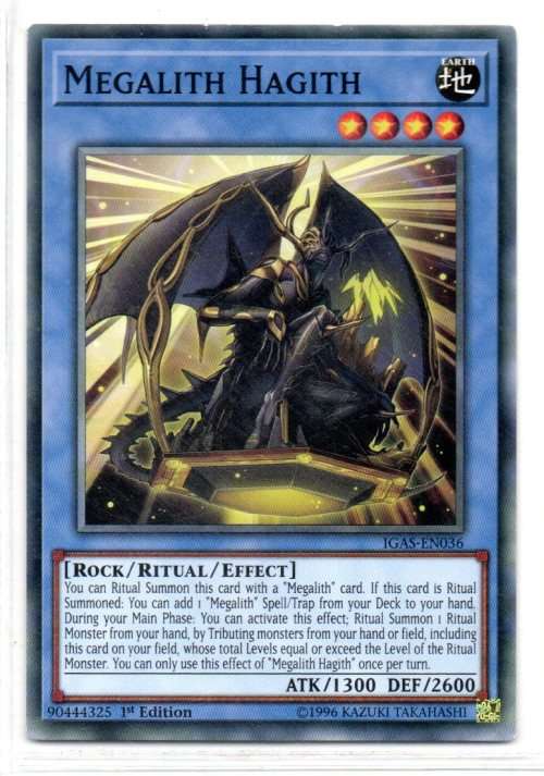 Yu-Gi-Oh! - Megalith Hagith - 1st Ed/Common - Ignition Assault (IGAS-EN036)