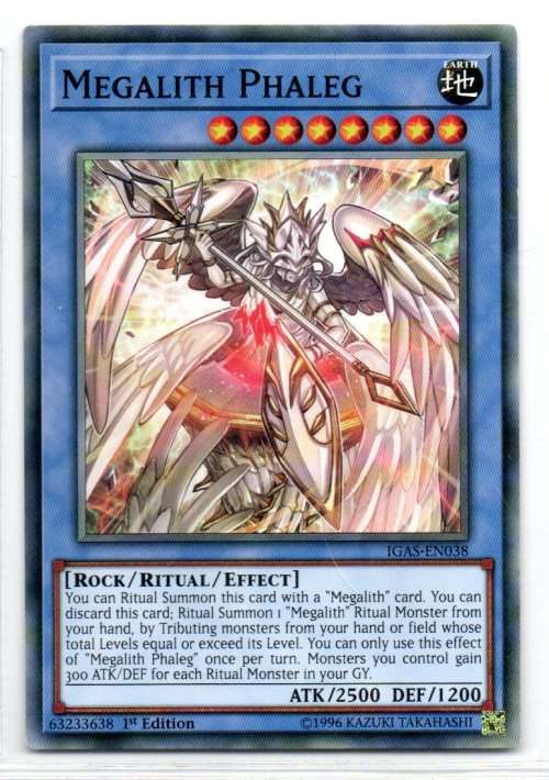 Yu-Gi-Oh! - Megalith Phaleg - 1st Ed/Common - Ignition Assault (IGAS-EN038)