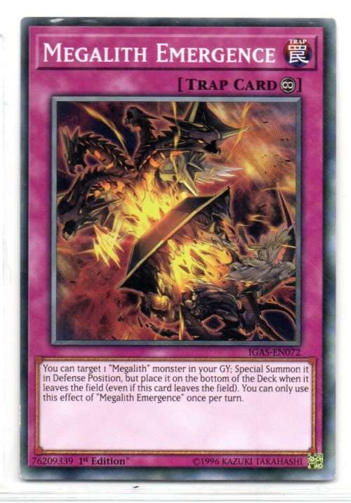 Yu-Gi-Oh! - Megalith Emergence - 1st Ed/Common - Ignition Assault (IGAS-EN072)