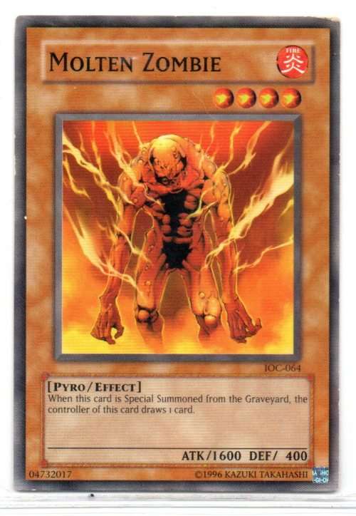 Yu-Gi-Oh! - Molten Zombie - Common - Invasion of Chaos (IOC-064)