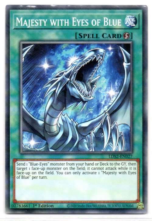 Yu-Gi-Oh! - Majesty with Eyes of Blue - 1st Ed/Common - Legendary Duelists: Season 2 (LDS2-EN027)