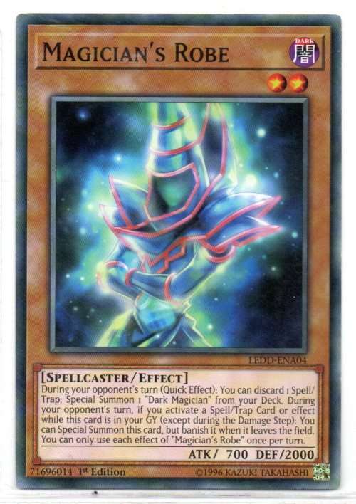 Yu-Gi-Oh! - Magician`s Robe - 1st Ed/Common - Legendary Dragon Decks (LEDD-ENA04)