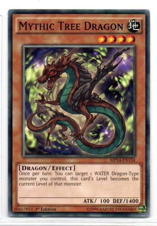 Yu-Gi-Oh! - Mythic Tree Dragon - 1st Ed/Common - 2014 Mega-Tin Mega Pack (MP14-EN134)