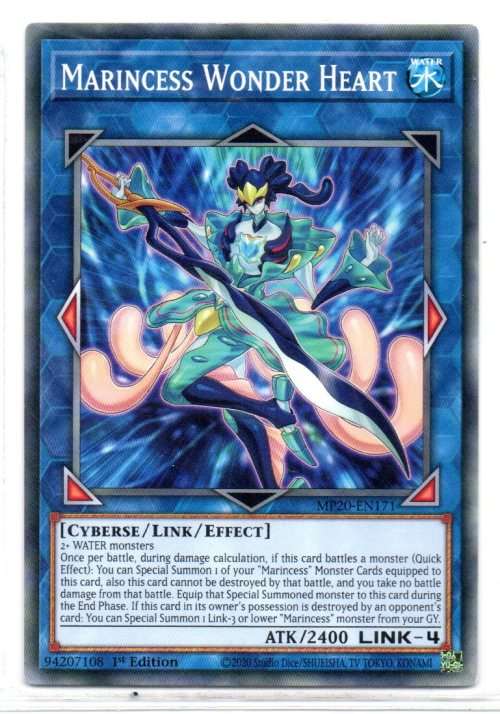 Yu-Gi-Oh! - Marincess Wonder Heart - 1st Ed/Common - 2020 Tin of Lost Memories (MP20-EN171)