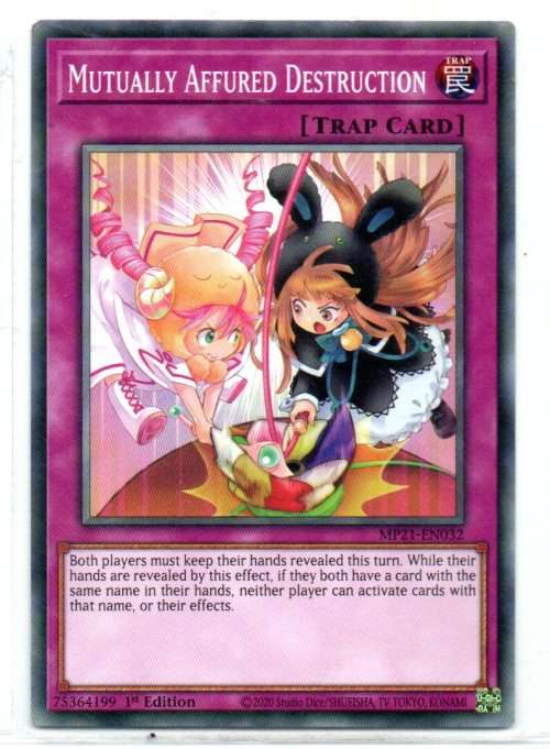 Yu-Gi-Oh! - Mutually Affured Destruction - 1st Ed/Common - 2021 Tin of Ancient Battles (MP21-EN032)