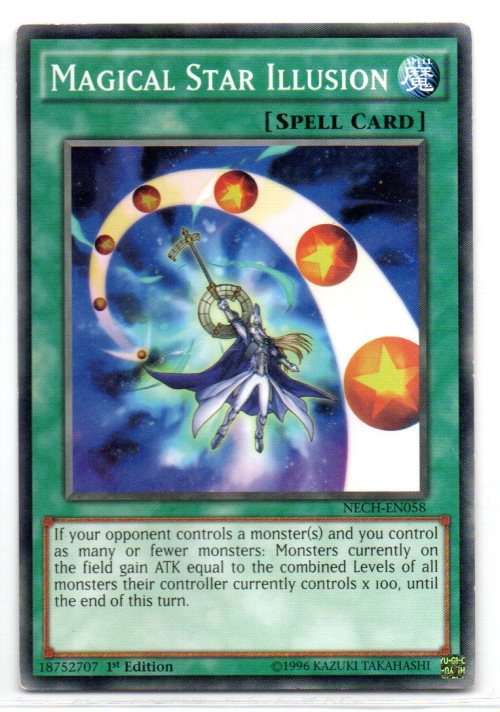 Yu-Gi-Oh! - Magical Star Illusion - 1st Ed/Common - The New Challengers (NECH-EN058)