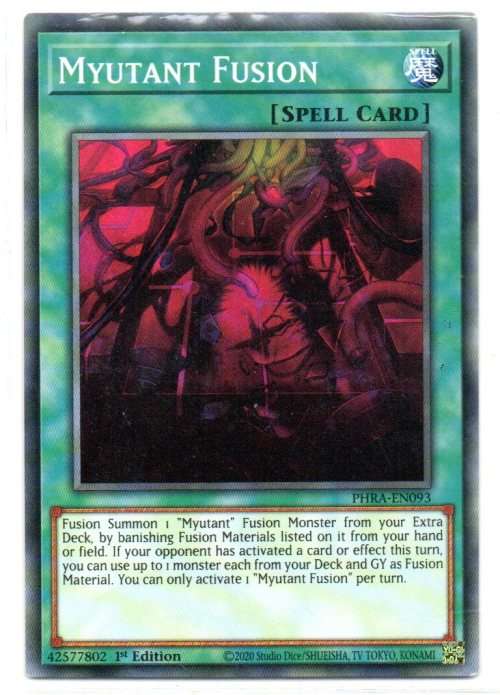 Yu-Gi-Oh! - Myutant Fusion - 1st Ed/Common - Phantom Rage (PHRA-EN093)